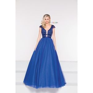 Blue Colors Size 14 Ball gown dress